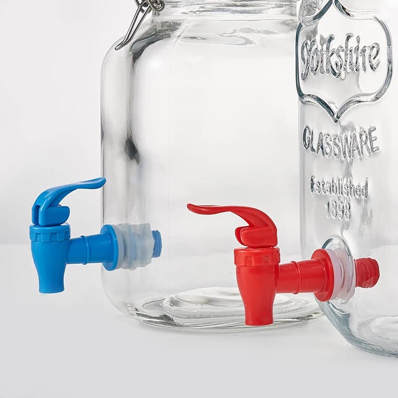 Rubinetto per acqua a prova di perdite di grano da 16 mm Rubinetto per bottiglia di vino in vetro Barile Rubinetto per serbatoio dell'acqua con filtro Valvola per vino Erogazione dell'acqua