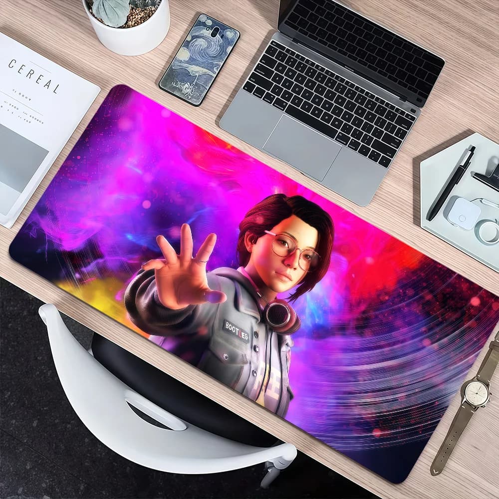 Tappetino per mouse classico, divertente, artistico, fantastico, Life is Strange, antiscivolo, con bordi rinforzati, spesso, per desktop, grande, per gaming, ufficio, studenti