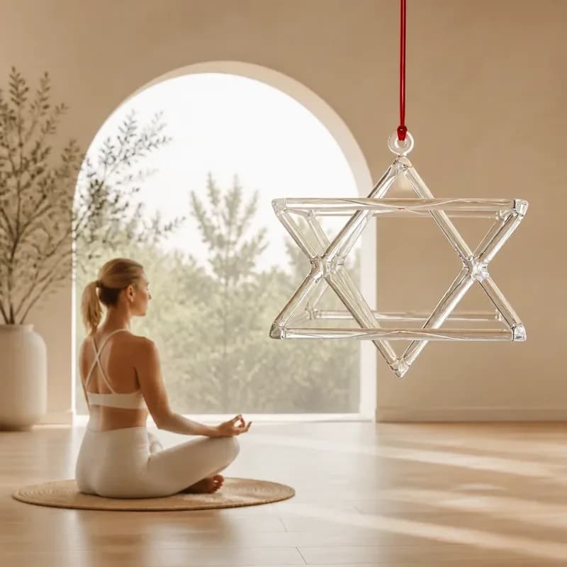 STAR LIN KUP 5-12 Inch Clear Quartz Crystal Singing Bowl Merkaba Pyramid Chakra Sound Healing Meditation Sacred Geometry
