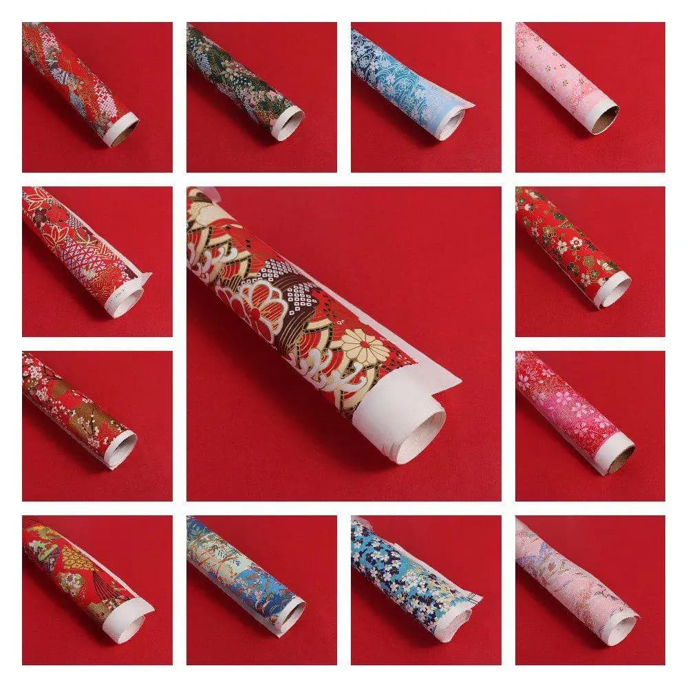 Art Material Japanese Style Gift Wrap Paper Paper-cut Sakura Pattern Craft Paper 42*58cm Origami Paper Creativity Exercise