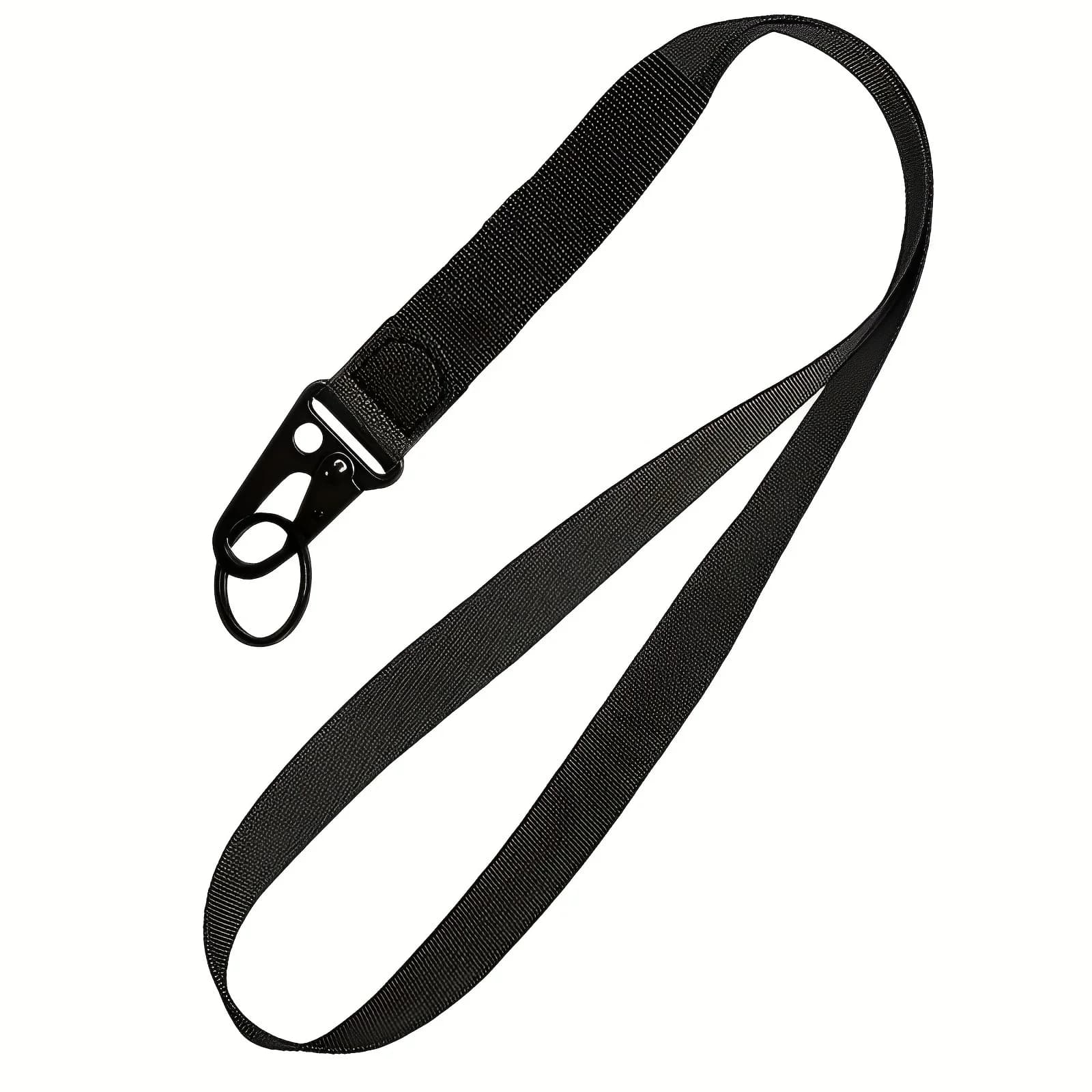 Cordino per collo nero Portachiavi con cinturino a becco d'aquila alla moda Cordino per insegnante per portachiavi con portachiavi per carte d'identità Portachiavi con cinturino per cellulare regalo