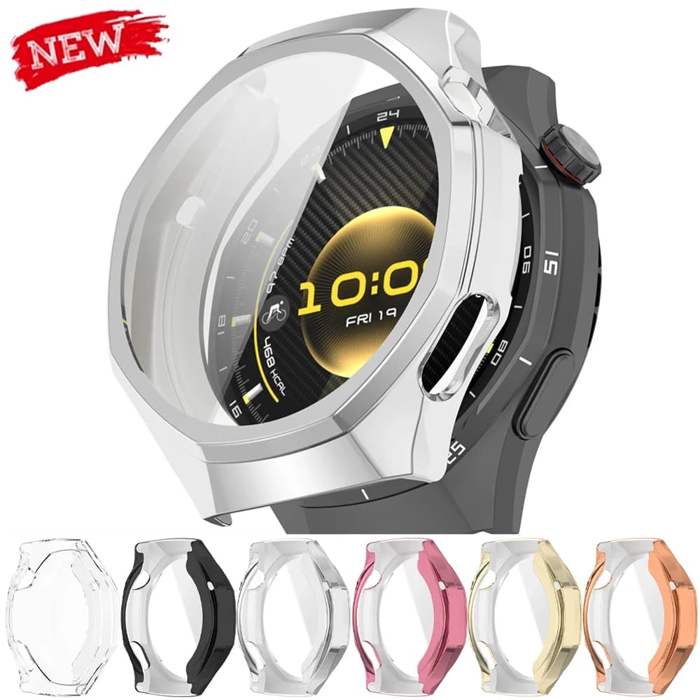 Custodia Protettiva Completa in TPU per Huawei Watch GT 6 Pro 46mm, Protezione Schermo per Huawei GT6 Pro 46MM, Cover Morbida Antiurto