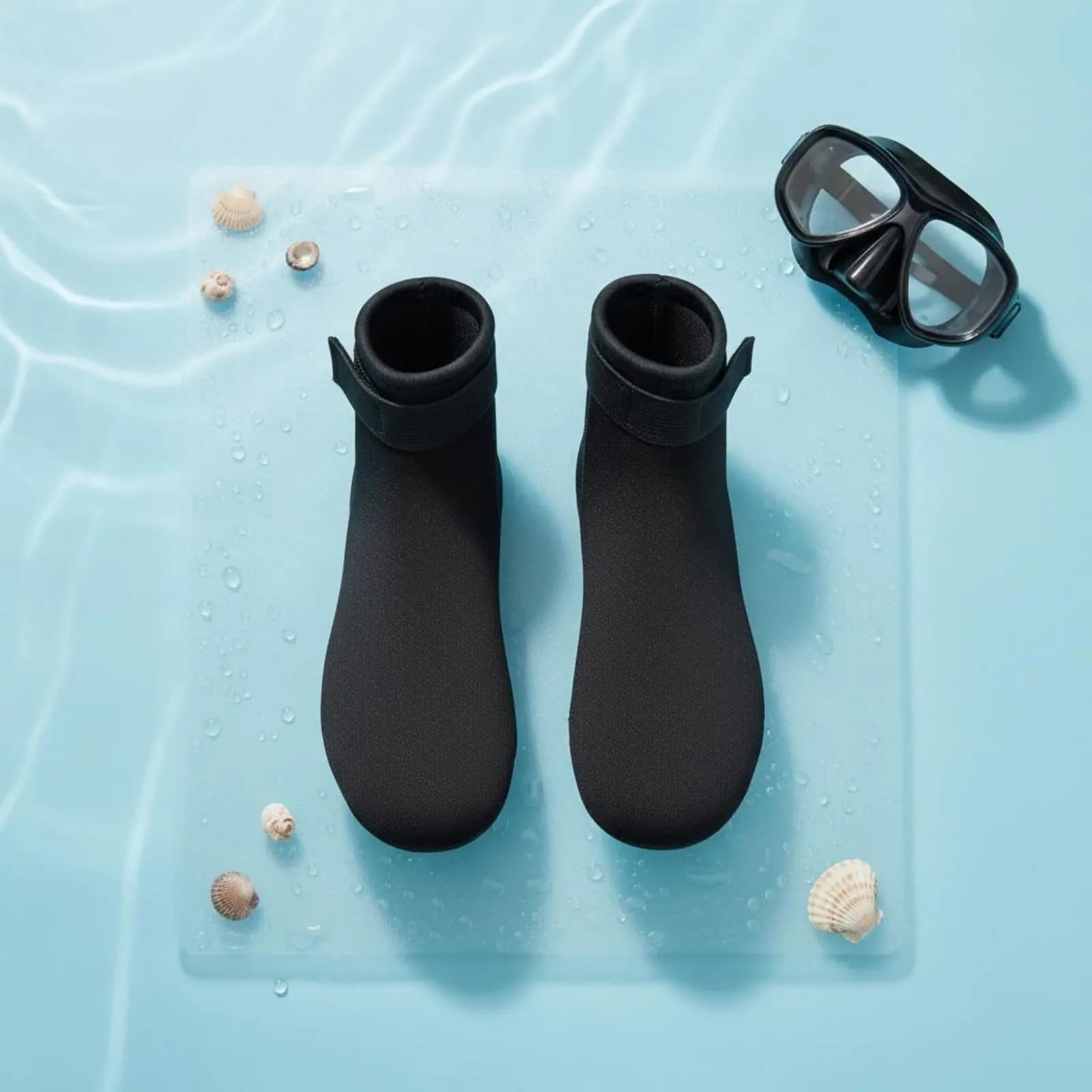 Calzini da Immersione in Neoprene da 3mm, Mantengono i Piedi Caldi, Calzini in Neoprene da 3mm per Protezione del Piede, Costruzione Durevole per lo Snorkeling