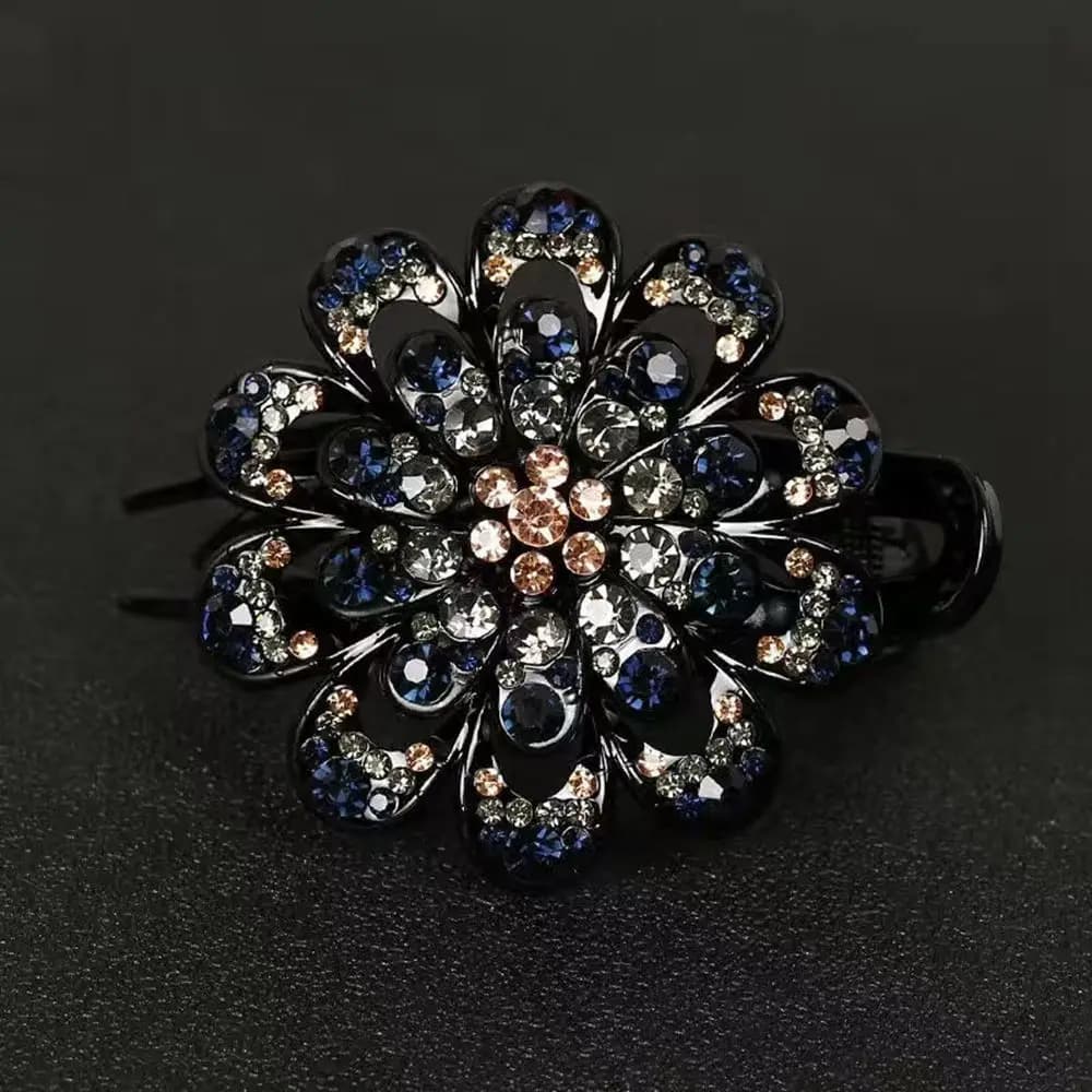 Hairstyle Tools U-Shape All-match Korean Style Hairpin Flower Hair Clip Female Hair Accessories Rhinestone Duckbill Clip