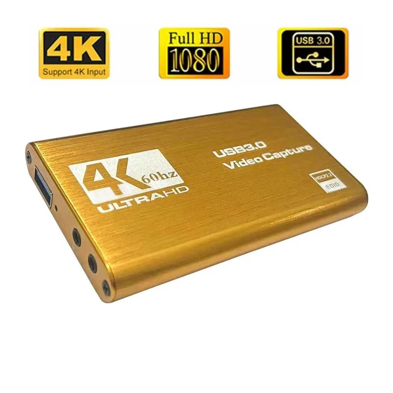 HDMI 4K 1080P 60FPS 60Hz compatible USB 3.0 Video Capture Card Grabber for Live Streaming Game Recording