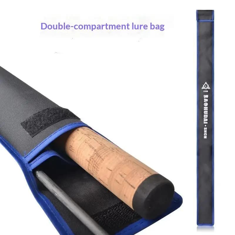 Multifunctional Fishing Rod Bag Double Layered Large Capacity Fishing Tackle Storage Bag For Fishing Gear Accessories Organizer