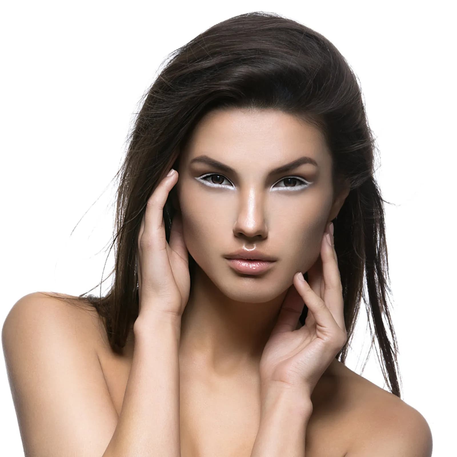 12 matite eyeliner bianche a punta fine, impermeabili, a lunga tenuta, per illuminare e sottolineare, matita per ombretto, penna per trucco di precisione