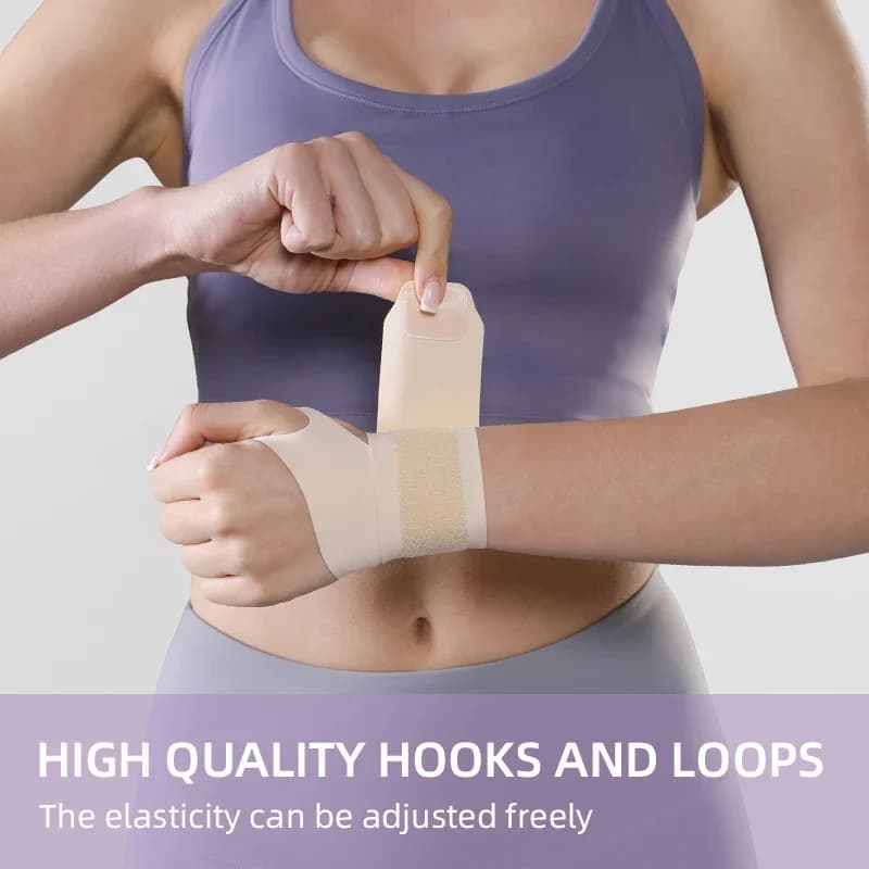 Supporto per Polso Ultra Sottile e Morbido Regolabile per Uomini e Donne, per Basket, Tennis, Badminton - Ausilio per la Prevenzione di Lesioni al Polso