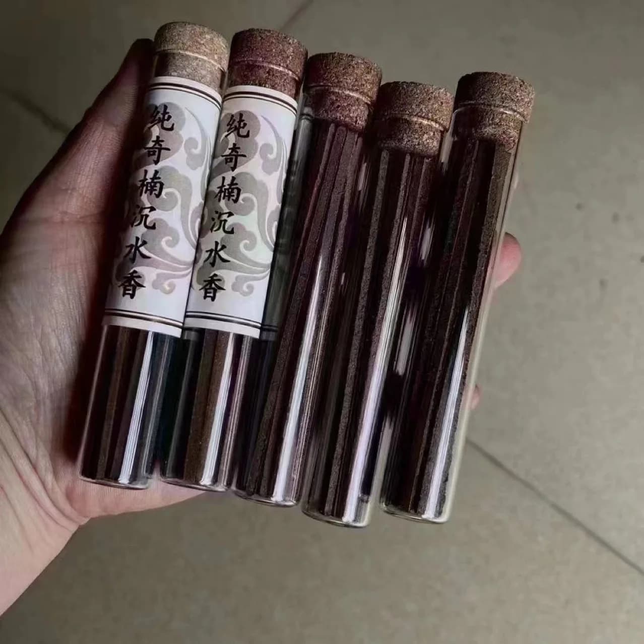 Collectible grade submerged non-stick powder Qinan incense square incense 8 grams per pack / tube indoor incense line incense pl