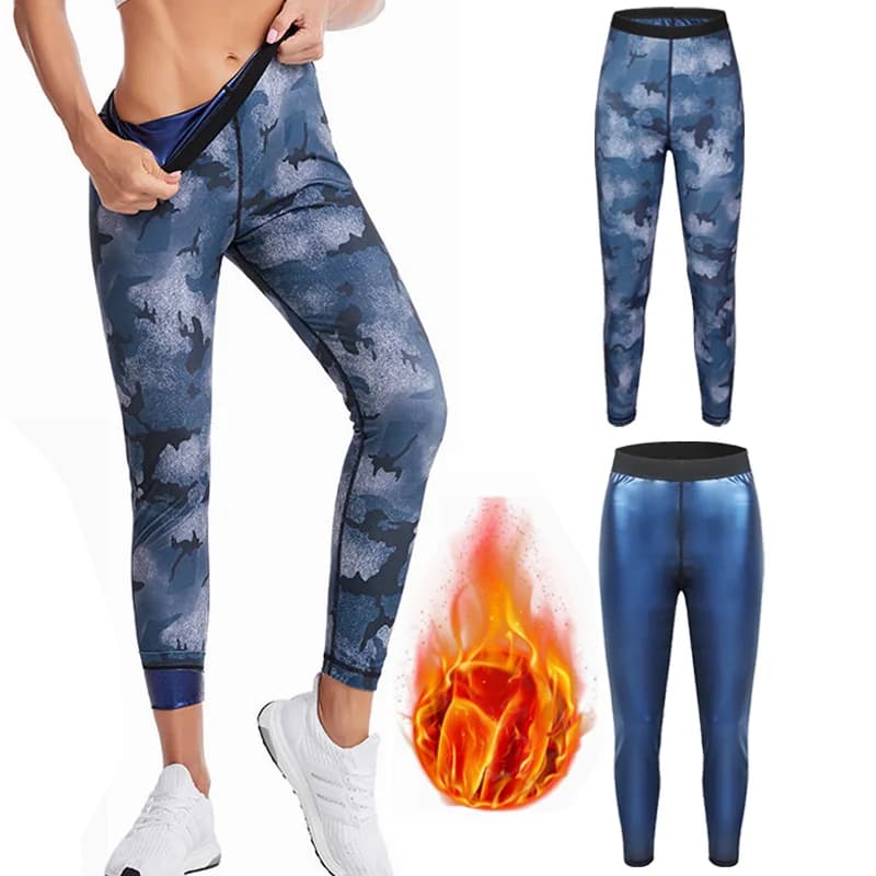 Pantaloni Termici da Sauna per Donna, Leggings Modellanti, Tuta Dimagrante, Contenitivi per Pancia e Vita, per Fitness e Palestra