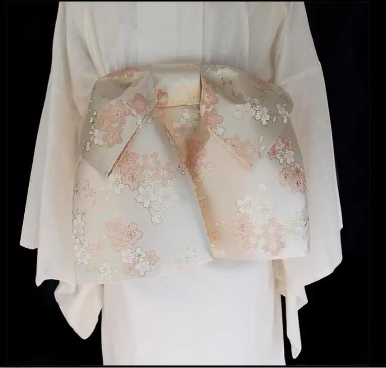 Kimono giapponese Cummerbund Geisha Accessori Accappatoi Cinture Archi Rosa