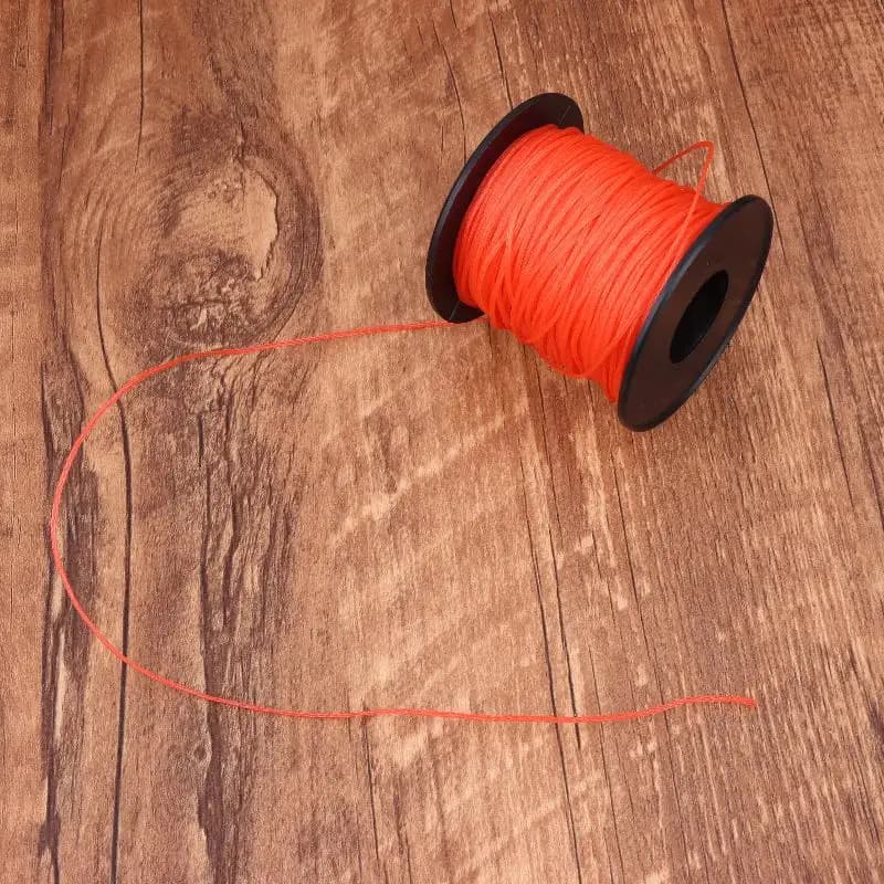 Filo per marcatura rosso da 50M/rotolo, per edilizia, giardinaggio, artigianato, campeggio, arrampicata, corda da campeggio, escursionismo, stendibiancheria