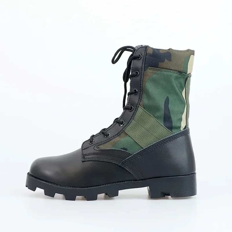 Stivali da uomo Stivali classici di tela traspiranti Stivali alti con lacci Stivali da trekking antiscivolo per esterni Scarpe antinfortunistiche da lavoro da uomo Botas Hombre