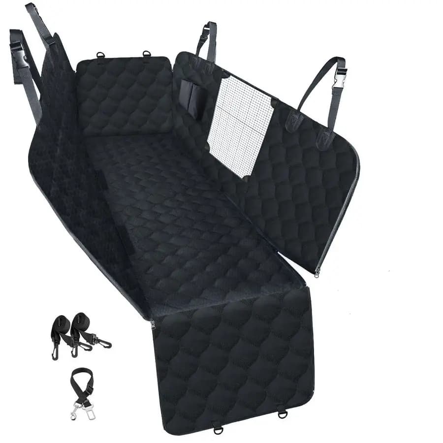 Cane Covers with Network Window, 100% Waterproof Covers for Home Animals for Poster Seats, Amaca Antigraffio per Cani per Auto, Truck, SUV
