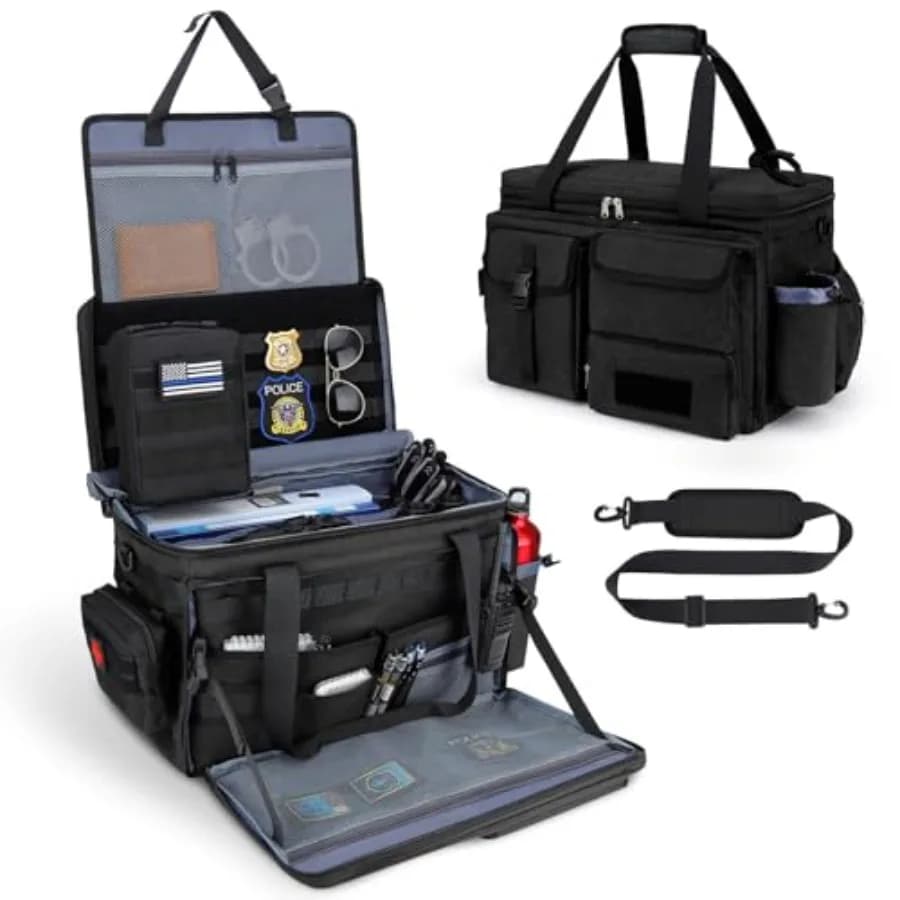 Borsa da Pattuglia, Borsa per Attrezzature Polizistiche, Organizer per Sedile Anteriore Auto, Borse Tattiche per Ufficiali, Accessori per Auto della Polizia