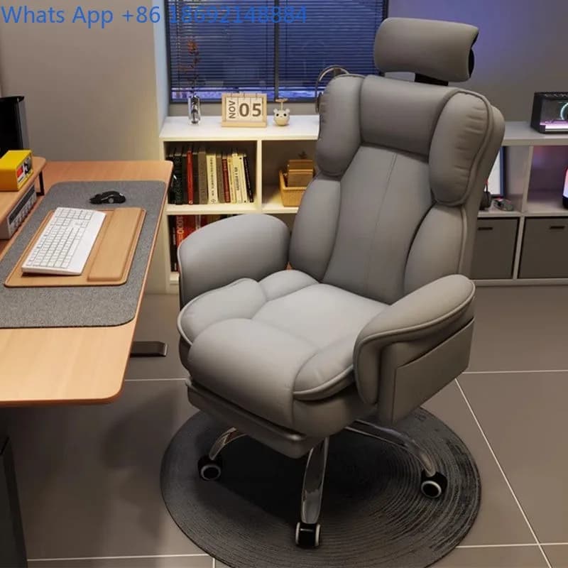 Sedia da gioco per uomo, comoda sedia da computer ergonomica per seduta lunga, sedia da studio da ufficio con schienale