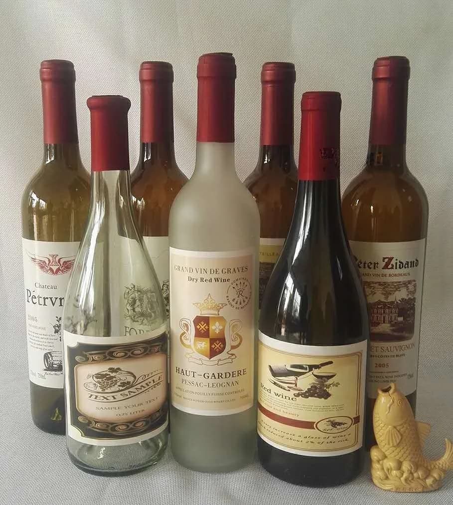 Nuovo Contenitore per Vino Rosso, Bottiglia per Champagne, Contenitore per Vino e Aceto, Vaso per la Produzione Casalinga di Vino e Aceto alla Frutta, Stile Europeo