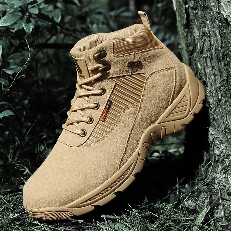 Stivali impermeabili resistenti all'usura da uomo scarpe Casual da uomo scarpe da trekking antiscivolo da uomo per stivali da trekking all'aperto autunno inverno da uomo