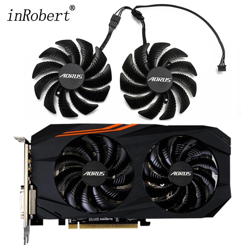 Ventola della scheda video per Gigabyte AORUS Radeon RX 570 580 88MM T 129215 Ventola di raffreddamento sostitutiva della scheda grafica SU RX570 RX580