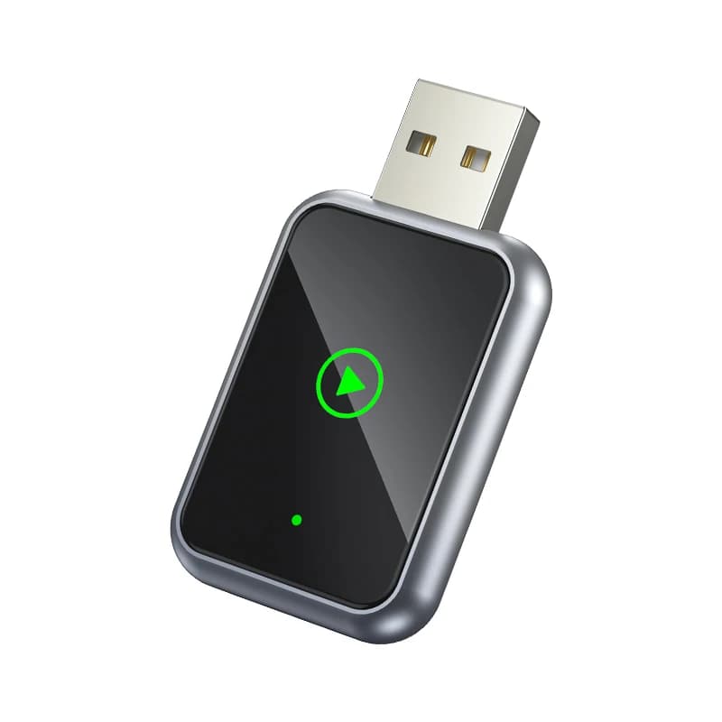 Adattatore Wireless 2 in 1 per CarPlay e Android Auto, Mini Adattatore WiFi Type-C/USB Plug & Play per CarPlay Wireless