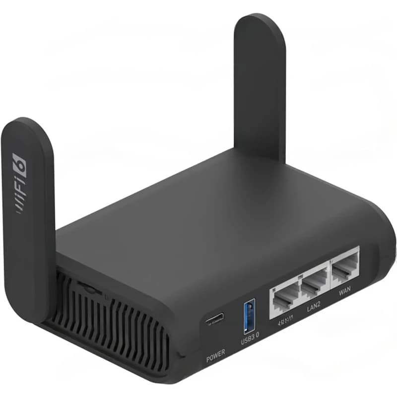 Router Gigabit AXT1800 Wifi6 Portatile Mini Domestico Dual Band Wireless USB Piccolo NAS Supporto Archiviazione di Rete