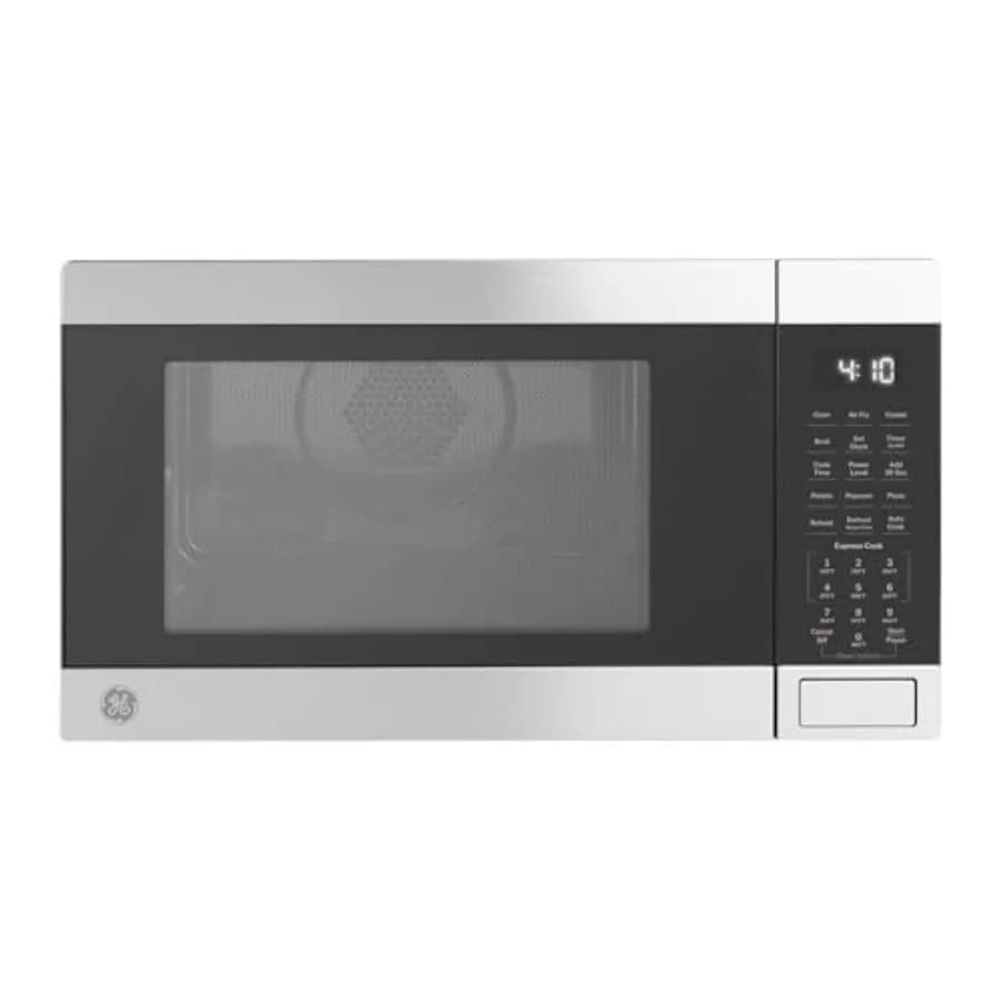 GCST10A1WSS Convection Microwave Oven from 1.0 cubic feet 1050W Support microwave with air frying pan with stainless steel compact pan
