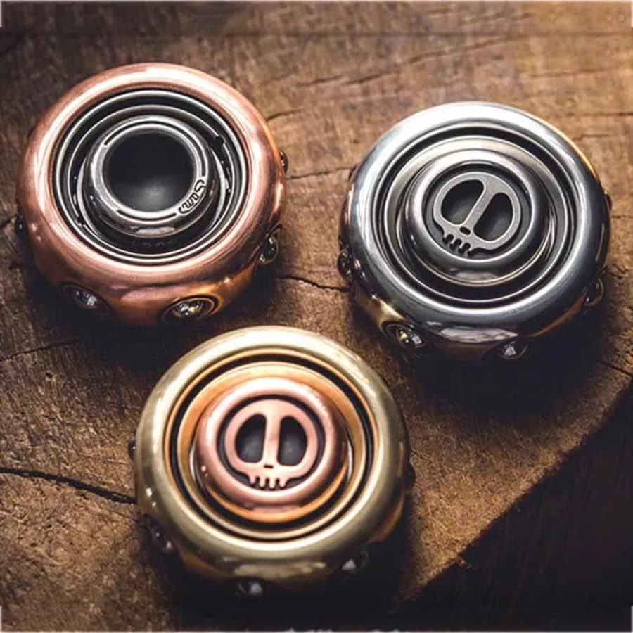 LAUTIE SAM Devil's Son Fidget Spinner Slider EDC Giocattoli Metallo Antistress Sensoriale ADHD Strumento di messa a fuoco Giocattoli agitati