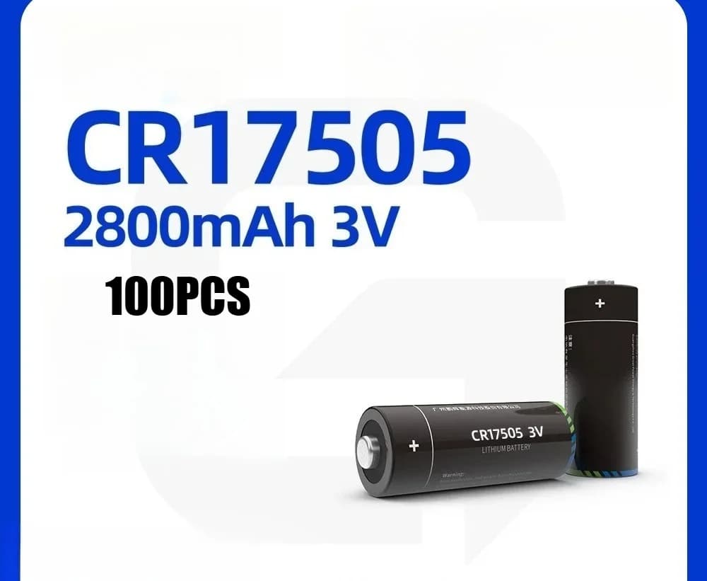 CR17505 Batteria al litio manganese 2800 MAH per contatori SmartWater Misuratore remoto Lettura rilevatori di fumo Resistenza alle alte temperature