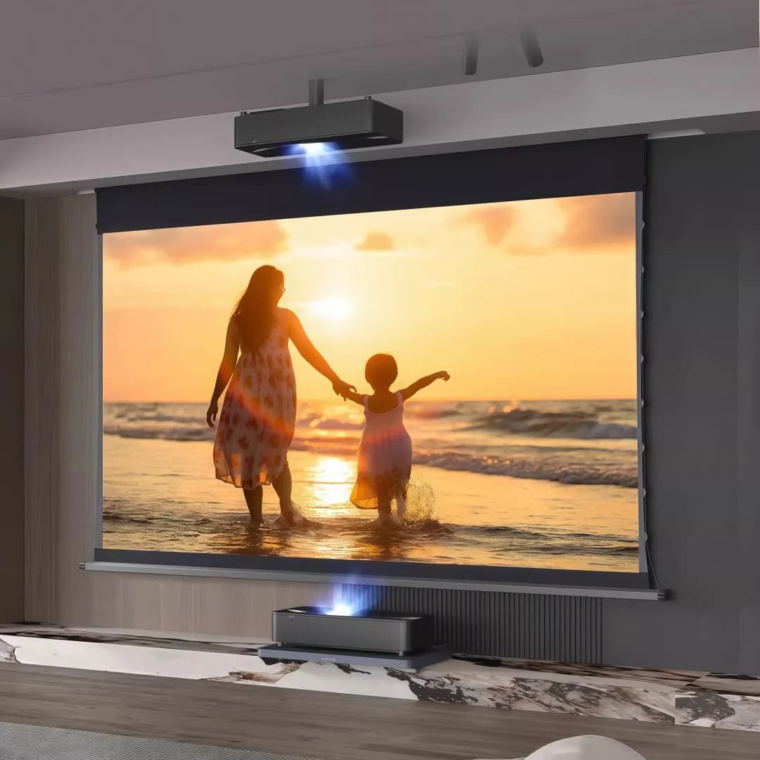 Mivision 150 Inch 16:9 Ultra Short Throw Projector Screen Ambient Light Rejecting UST T Prism Screen