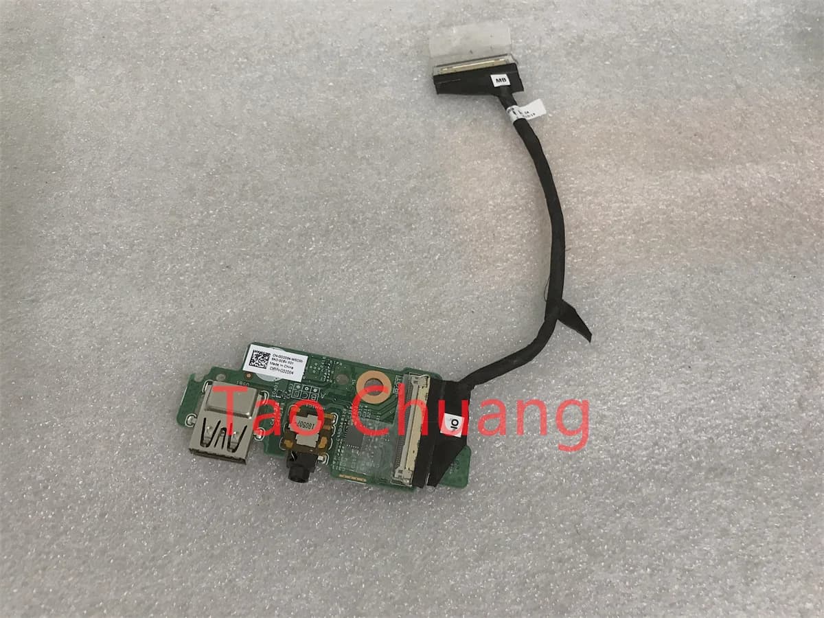 0DM82J FOR DELL Inspiron 13 7390 7391 2-in-1 SD card USB audio board with cable 450.0GD01.0001