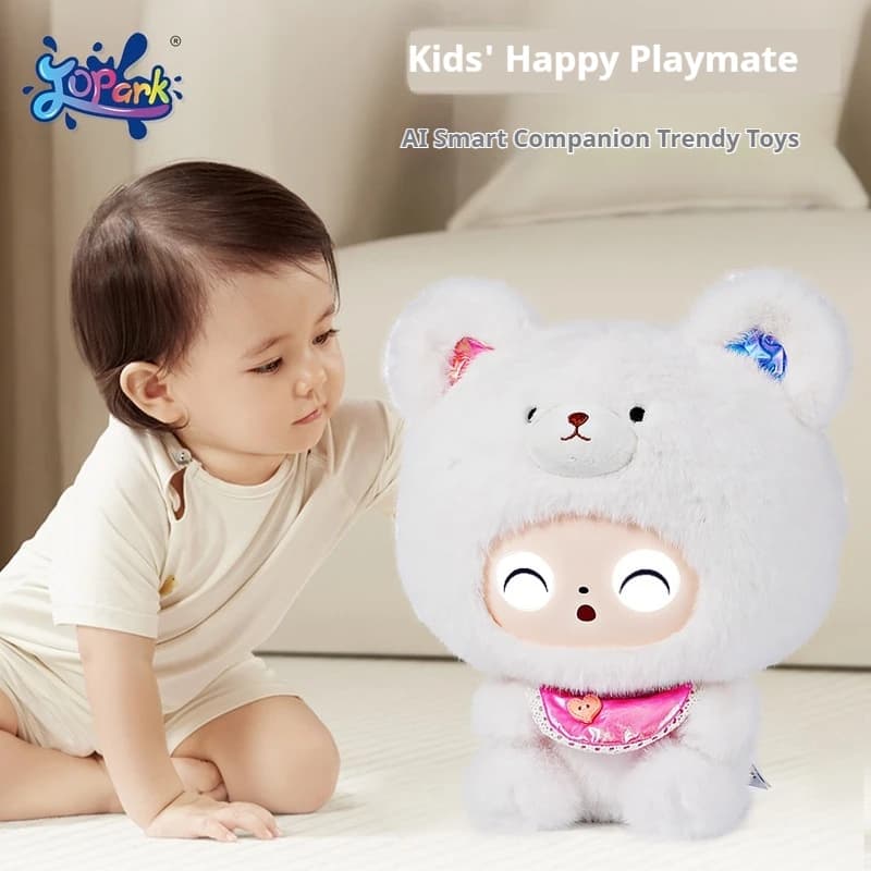 Nuovo Set di 7 Bambole di Peluche Jopark Ai, Giocattolo Educativo Interattivo per l'Apprendimento e il Chat, Regalo per l'Educazione Precoce di Bambini e Bambine