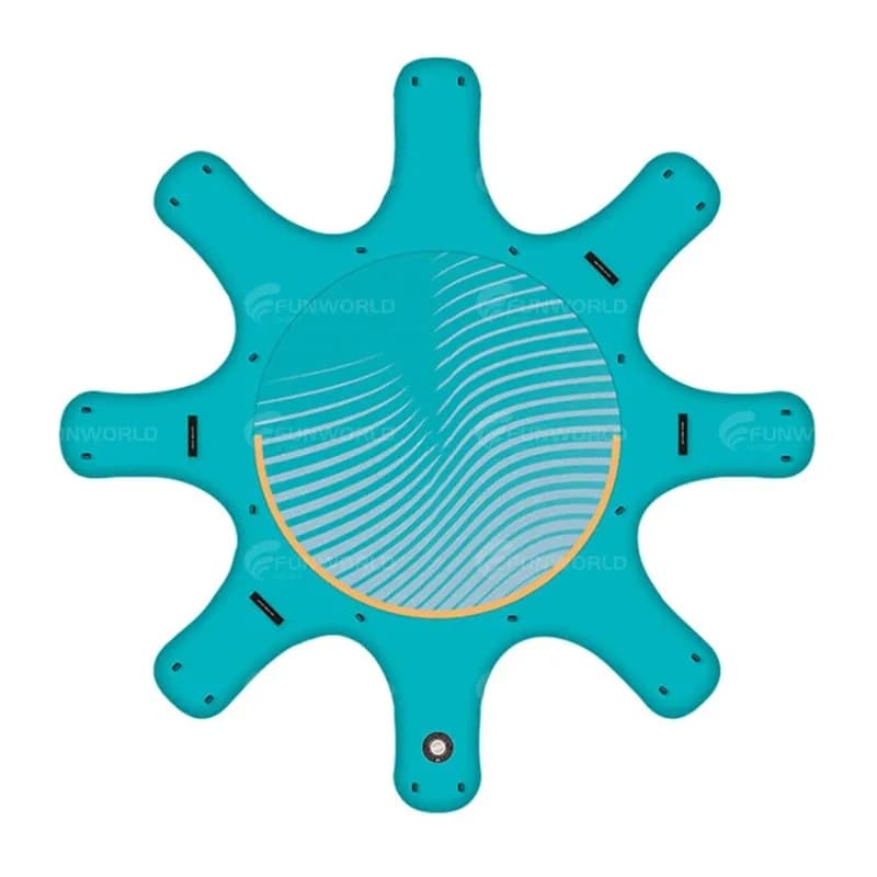 Nuovo Design Tappetino Gonfiabile per Yoga Acquatico, Piattaforma Galleggiante, Dock per Yoga, Tavola Gonfiabile per Paddle Boarding