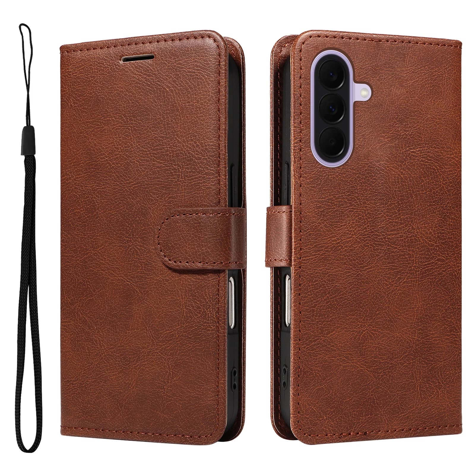 Leather Wallet Flip Case for Samsung Galaxy A17 A27 A37 A57 A56 A36 A26 A16 A55 A35 A25 A15 A54 Kickstand Card Holder Cover