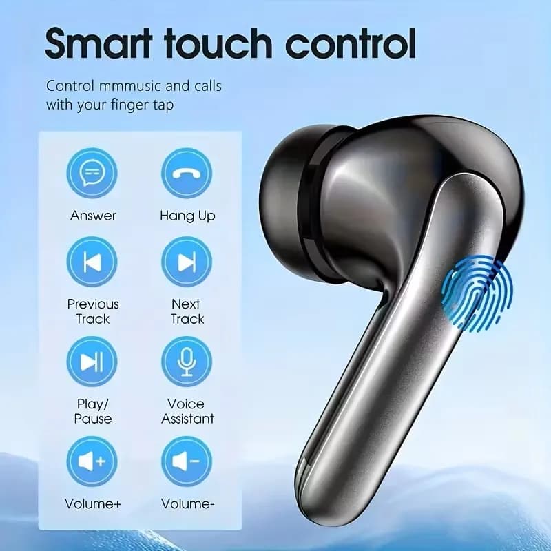 K05 Series TWS Wireless Earbuds 5.3 Bluetooth Headphones Long Playtime Noise Cancelling Voice Call for Gaming Business & Sports