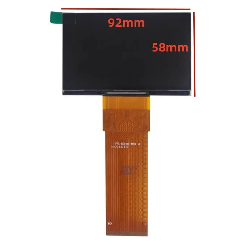 Nuovo originale 4 pollici FPX-RX040B-4800-V0 RX040B -4900 IC5010E Proiettore A Matrice Display LCD Accessori per schermi
