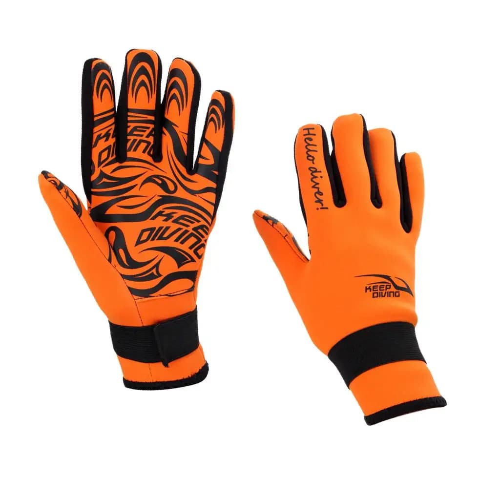 Professional Neoprene Diving Gloves, Elastic Gloves for Water Sports, Snorkeling Diving Equipment