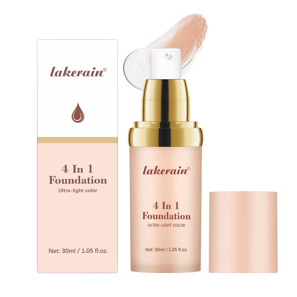 Fondotinta liquido 4 in 1, correttore multieffetto, fondotinta liquido rinfrescante e idratante