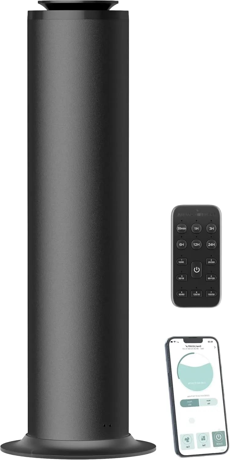 Essential Oil Diffuser for Large Environments of 2800 Square Feet with App and Remote Control, 600mL Water-Free Perfume Machine
