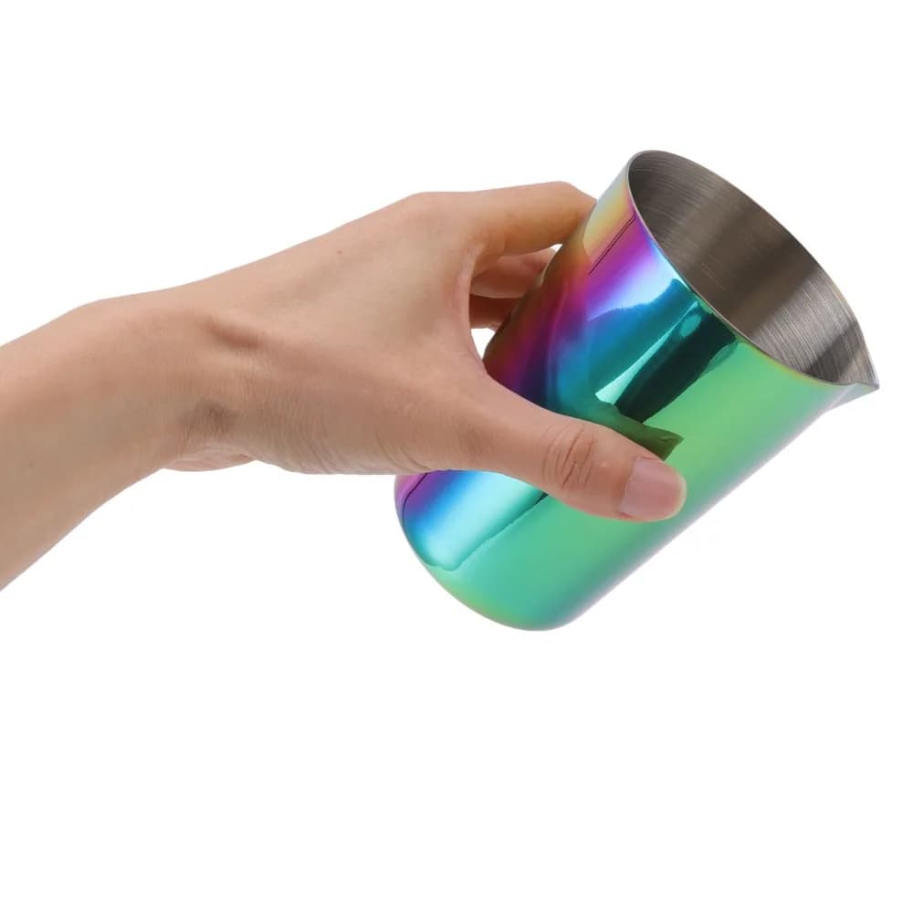 Professional Dishwasher Safe Bartending Cup Stainless Steel Colorful Cocktail Shaker Rust Proof Coffee Latte Art Cup Bartender
