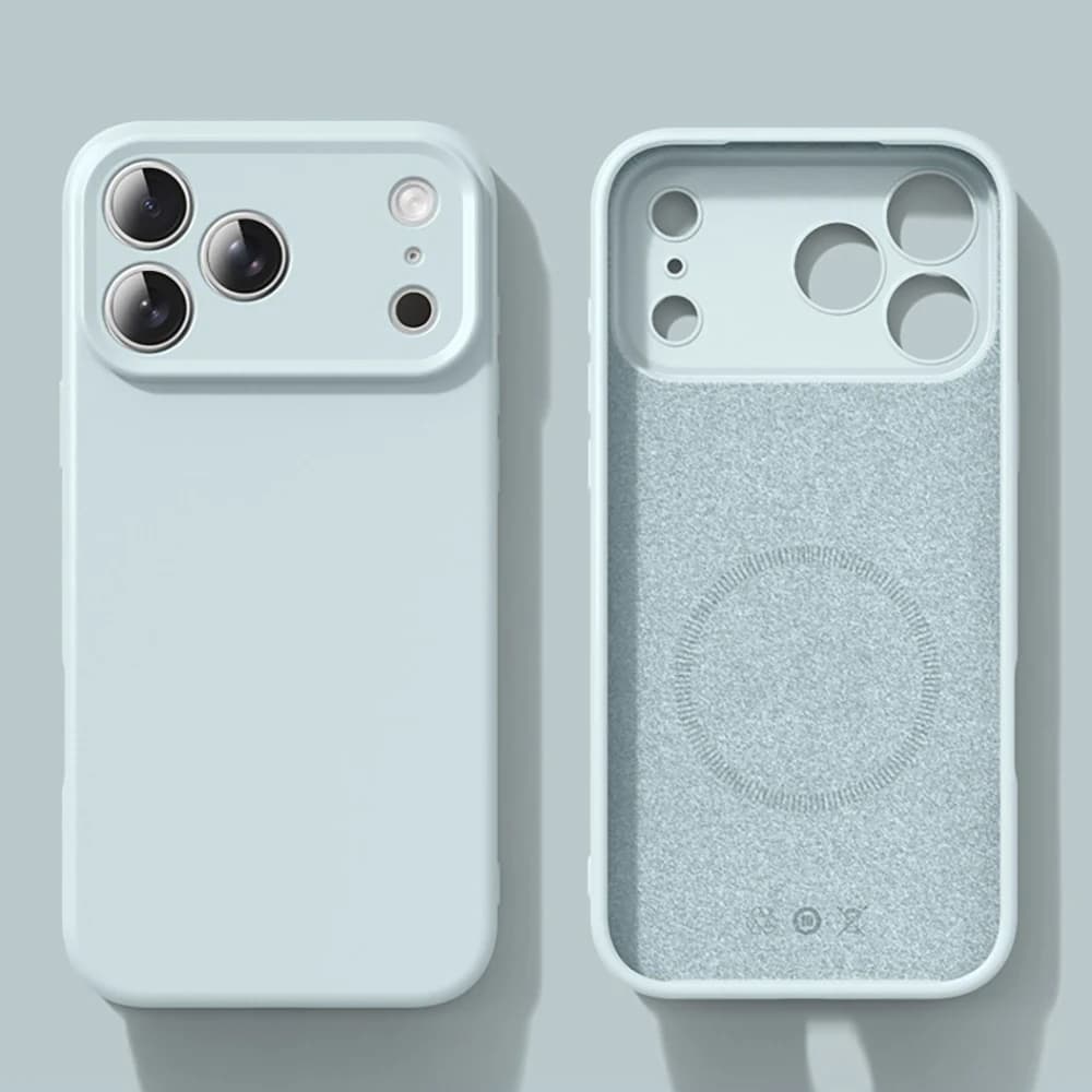 New Liquid Magnetic Silicone Phone Case For iPhone 17 16 15 14 13 12 17 Pro Max 17Pro 16Pro 17 Air For Magsafe Soft Bumper Cover