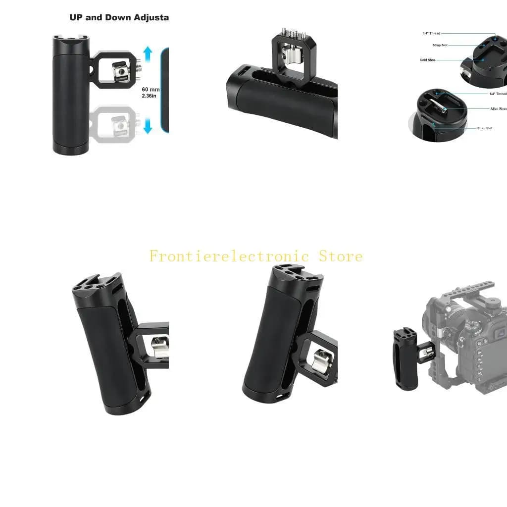 G8DB Lightweight Aluminum Camera Cage Handle Replacement For Secure Hold Quick Setup