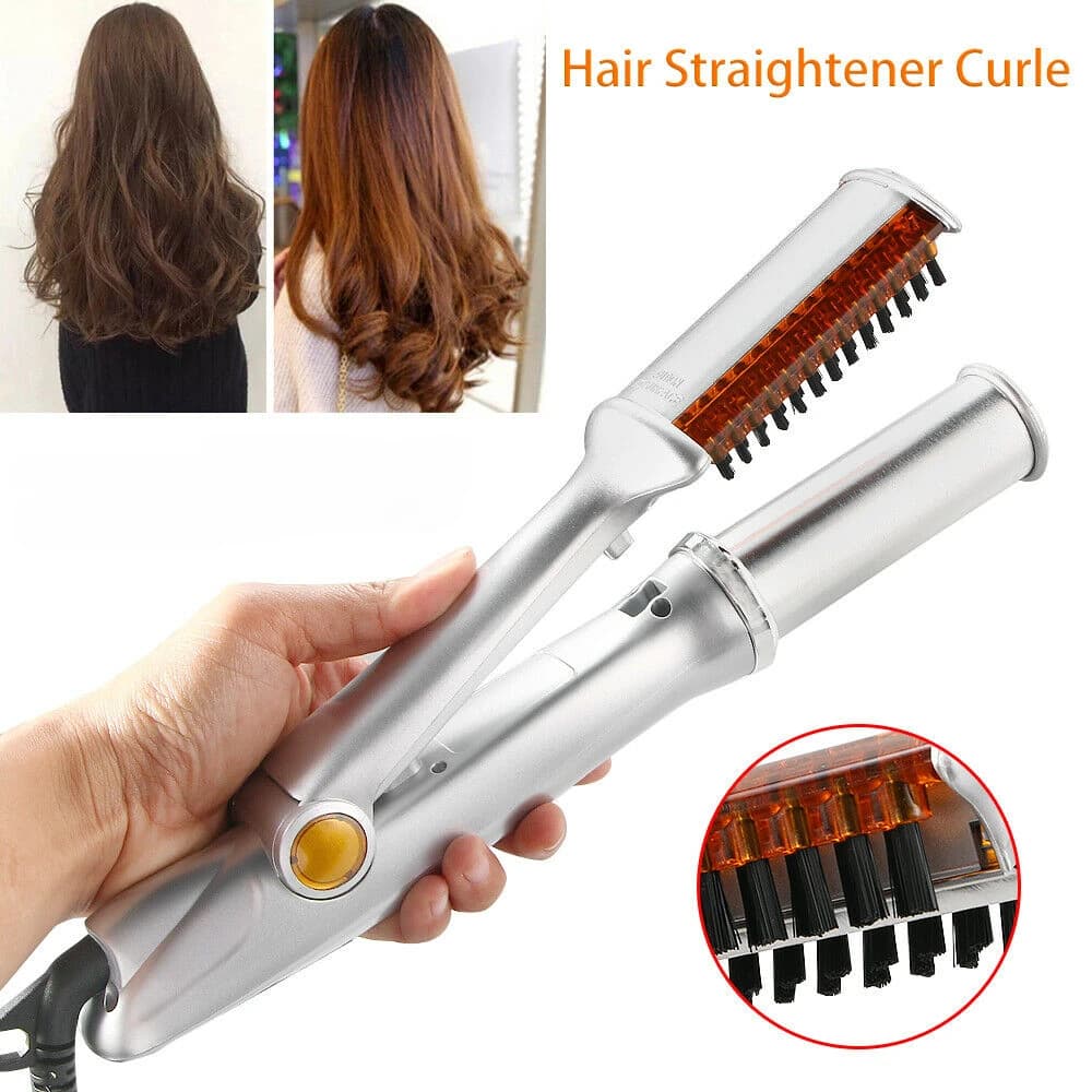 Professional hair curler 2 In 1 brush for rotary hairstyler Styler tools for brush hair Styling to straighten iron curling hair