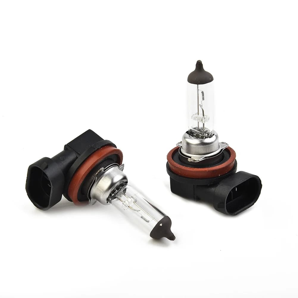 2pcs Car Look Headlight H11 Super Clear Halogen Headlamp Light Bulb 55W 12V Fog Lamp Driving Vision Replacement Accessories