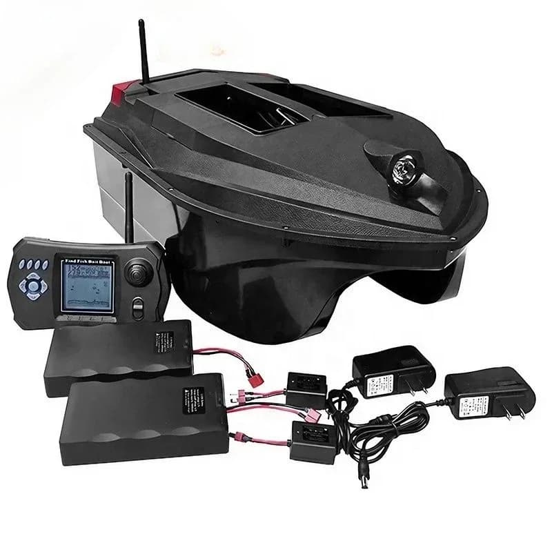 TL380E Smart Fishing Autopilot Fishfinder GPS 12 Anchor Point Dual Hull Sonar Fish Finder Wireless Bait Boat RC Boat Ship