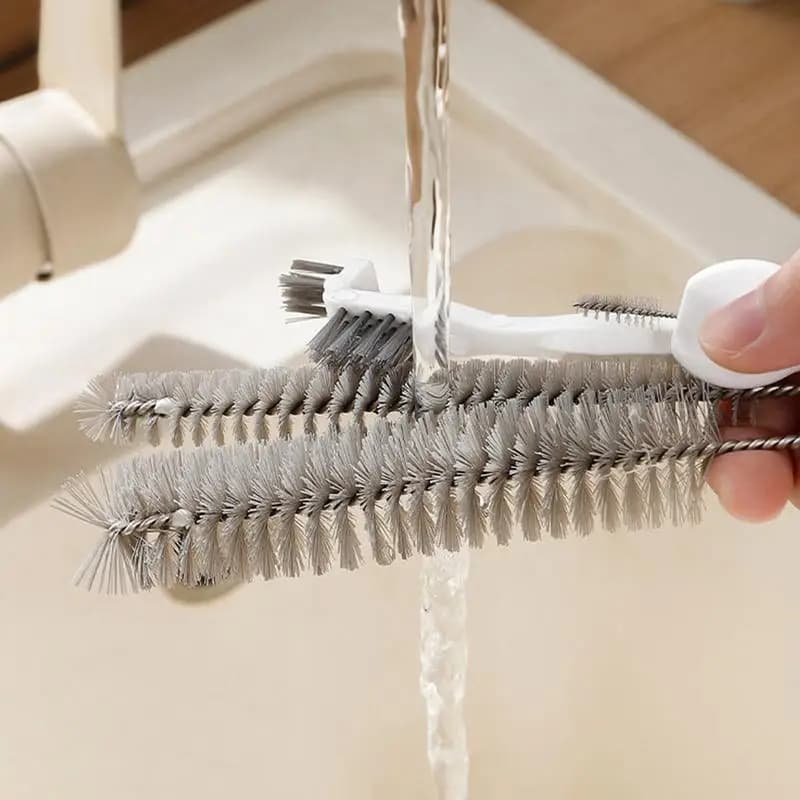 Bottle Cleaner Brush Set 4X Water Bottle Cleaning Scrubber Bendable Bottle Cleaning Brush for Cleaning Bottles Teapots Straws