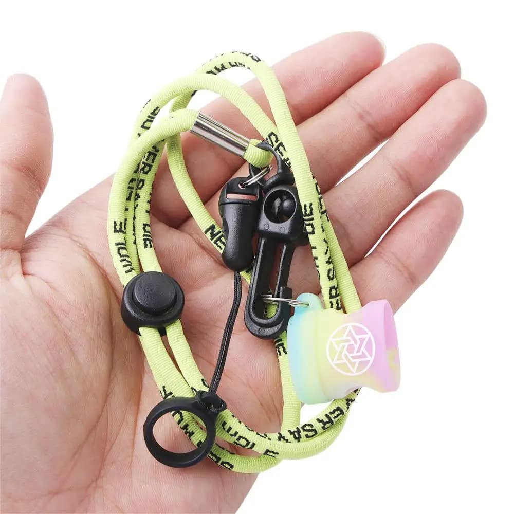 Universal Eicg Accessories Anti-drop for Uwell G Non-slip Eicg Lanyard Eicg Hanging Ring Vape Necklace Silicone Ring Lanyard