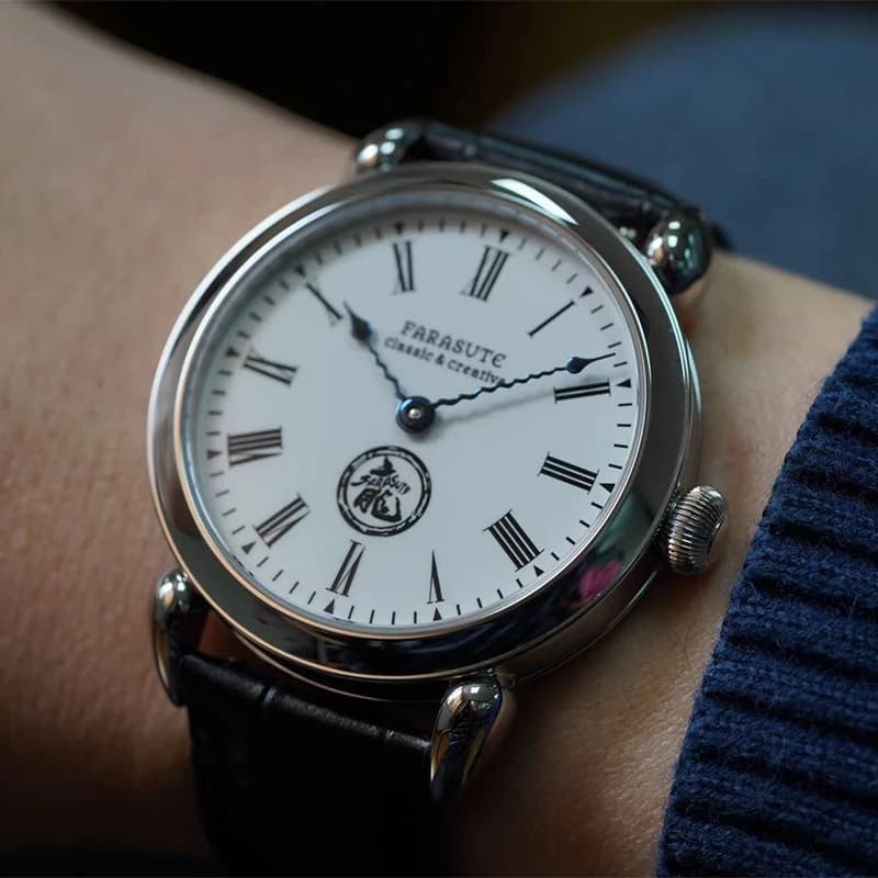 FARASUTE Men Automatic Watch Luxury 40mm Mechanical Wristwatch Sapphire Enamel Dragon Dial Hangzhou 5000 Micro Rotor