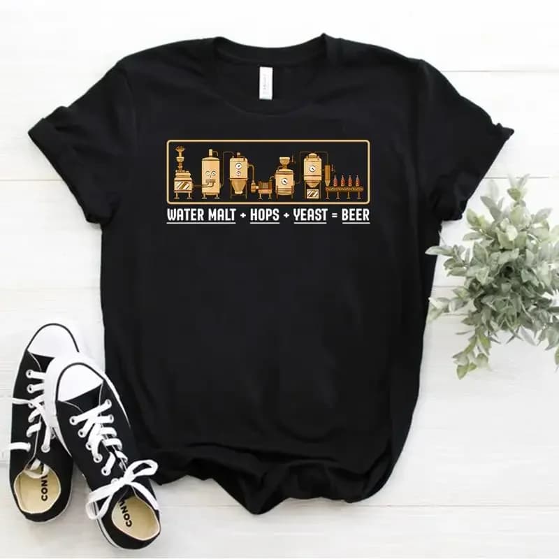 Beer Making Cycle Diagram For Homebrew T Shirt Funny Beer Tee Size S 5xl
