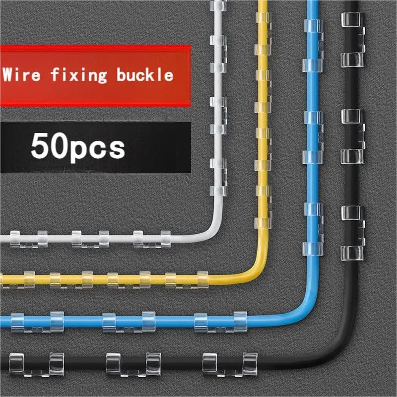 Clip per Organizer per cavi gestione dei cavi postazione di lavoro Desktop ABS Wire Manager supporto per cavo ricarica USB linea dati avvolgitore per bobina