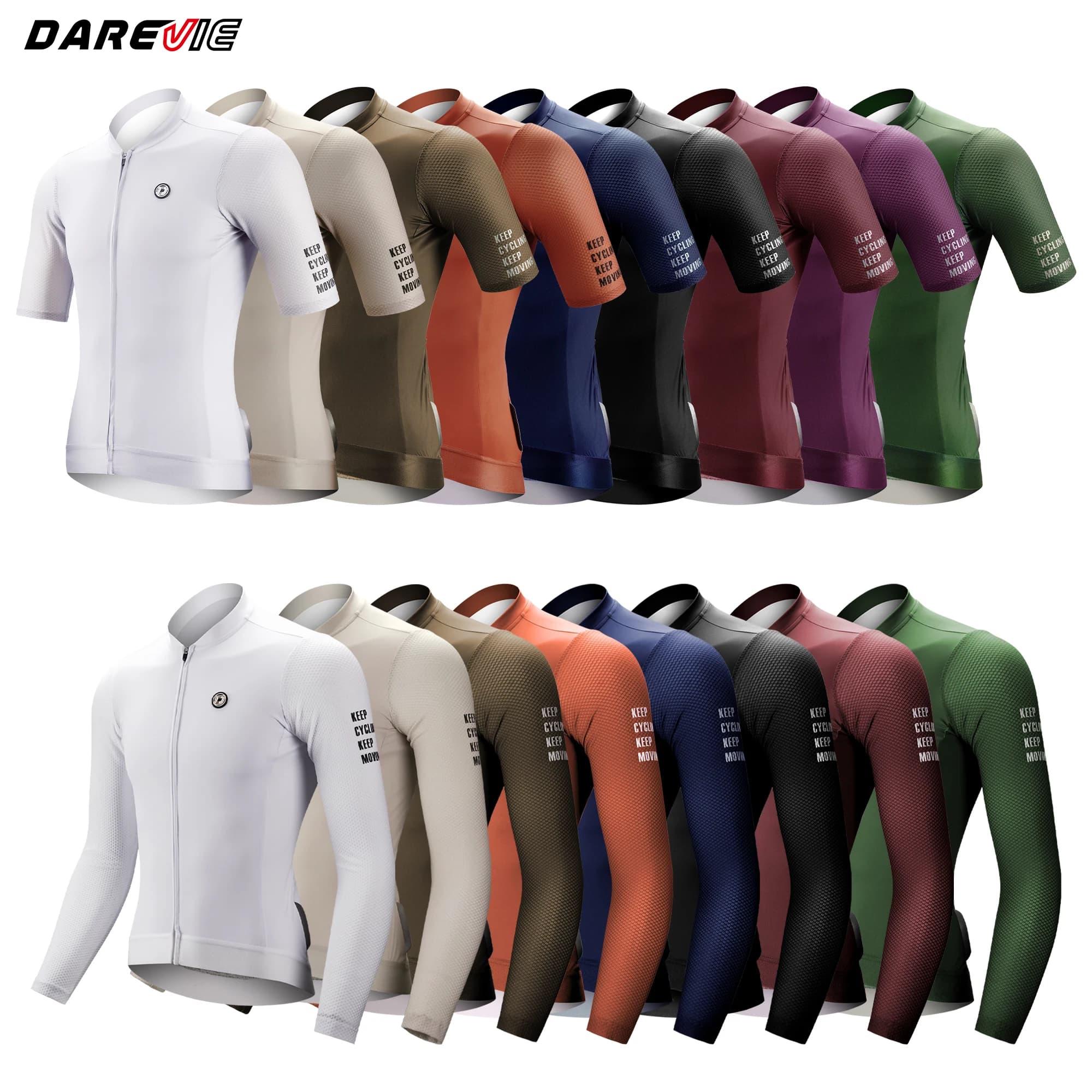 DAREVIE Cycling jersey size small SPF 50 + training level man woman long sleeves breathable cycling jersey man cycling Maillott
